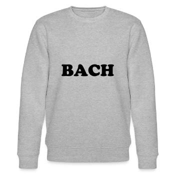 Johann Sebastian Bach T-Shirt funny saying - Stanley/Stella CHANGER Unisex Organic Sweatshirt - heather grey - Front - Nik (191cm) & Marisol (170cm)