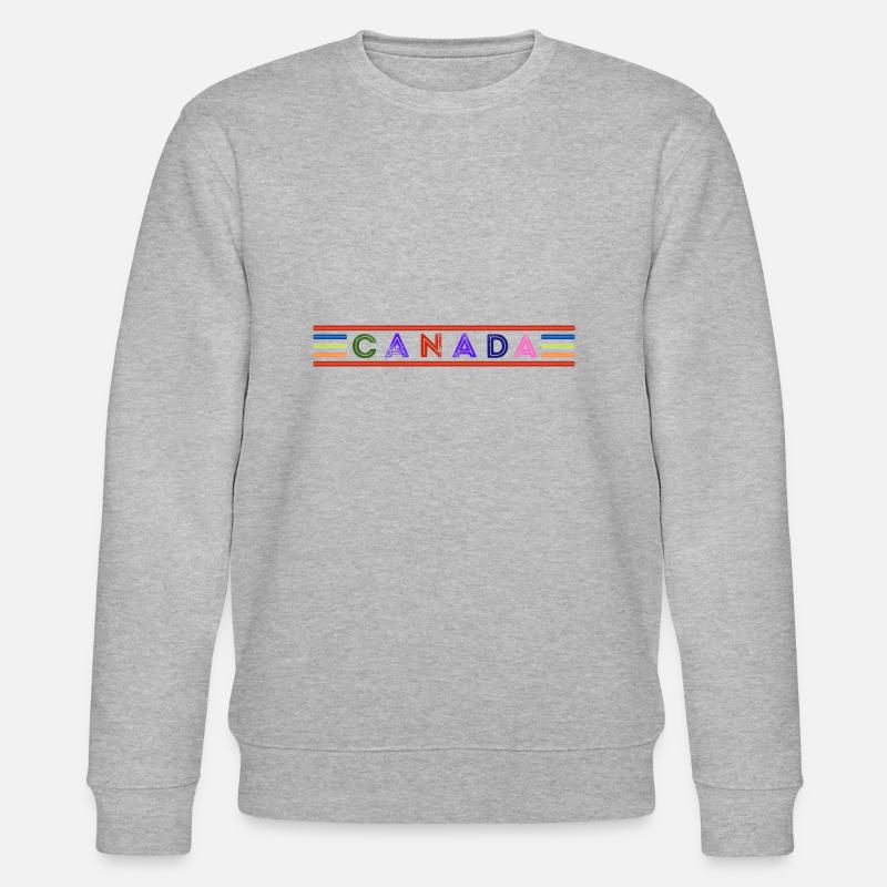 Kanada - Stanley/Stella Unisex Bio-Sweatshirt CHANGER  - Grau meliert