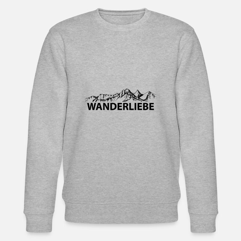 Wanderliebe - (10) - Stanley/Stella Unisex Bio-Sweatshirt CHANGER  - Grau meliert