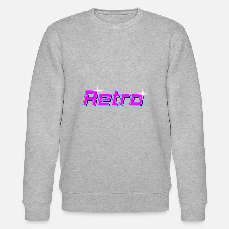 Retro - Stanley/Stella Unisex Bio-Sweatshirt CHANGER  - Grau meliert