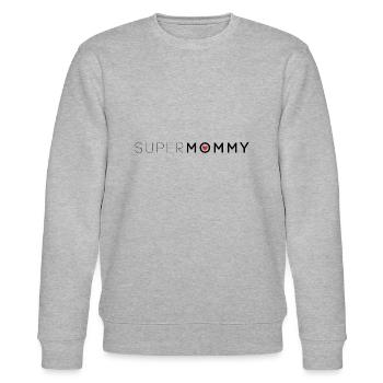 SuperMommy Mama T-shirt - Sweat bio CHANGER Stanley/Stella Unisexe - gris chiné - Devant - Nik (191cm) & Marisol (170cm)