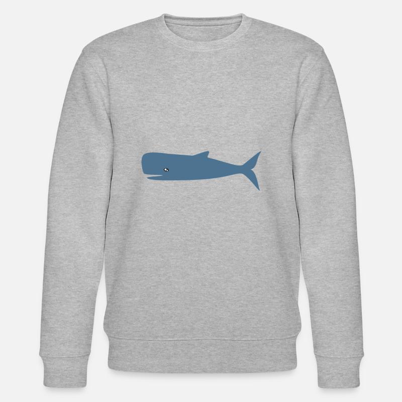 Pottwal - Stanley/Stella Unisex Bio-Sweatshirt CHANGER  - Grau meliert