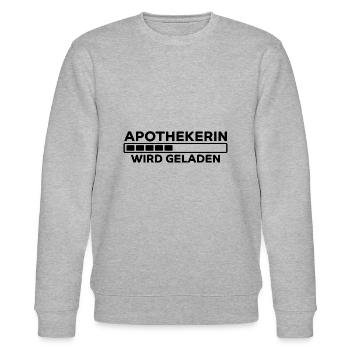 Apothekerin Spruch Apotheke Apothekerin Geschenk - Stanley/Stella Unisex Bio-Sweatshirt CHANGER  - Grau meliert - Vorne - Nik (191cm) & Marisol (170cm)