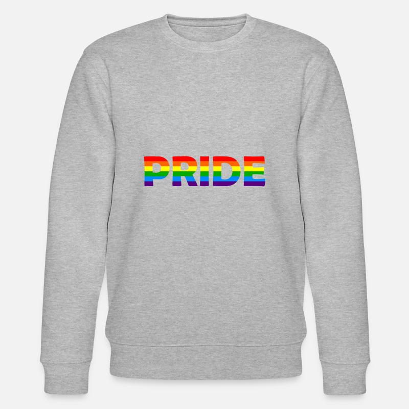 PRIDE - Stanley/Stella Unisex Bio-Sweatshirt CHANGER  - Grau meliert