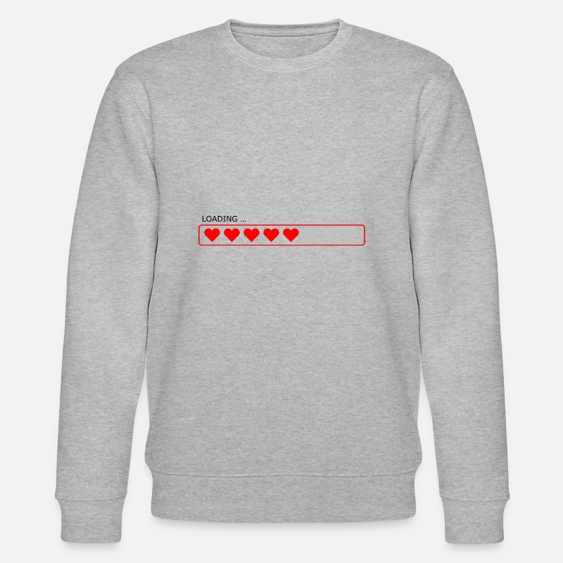 Loading Heart - Stanley/Stella Unisex Bio-Sweatshirt CHANGER  - Grau meliert