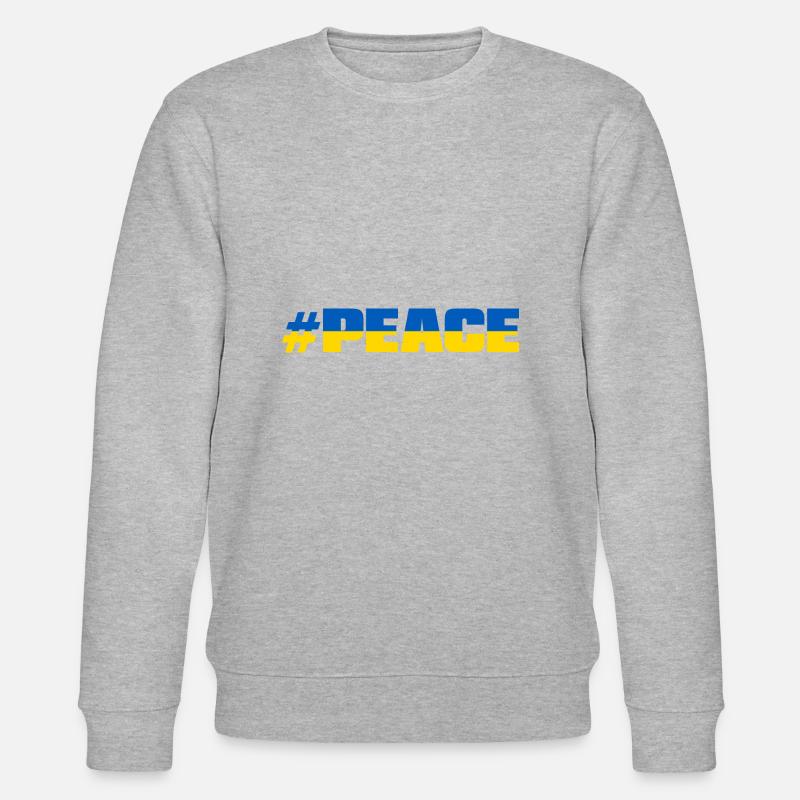 # PEACE - Stanley/Stella Unisex Bio-Sweatshirt CHANGER  - Grau meliert