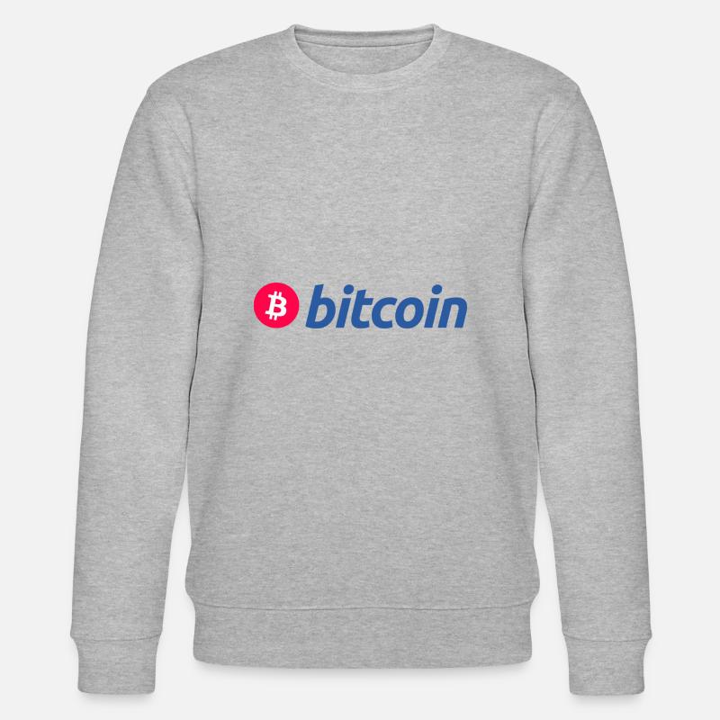 Bitcoin (Bitcoin) - Stanley/Stella Unisex Bio-Sweatshirt CHANGER  - Grau meliert