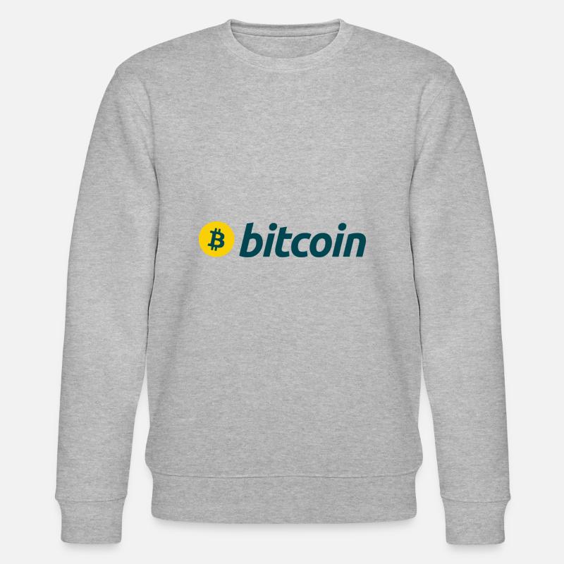 Bitcoin (Bitcoin) - Stanley/Stella Unisex Bio-Sweatshirt CHANGER  - Grau meliert