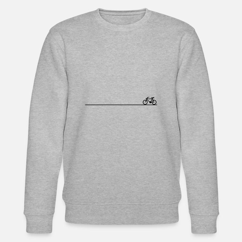 Fahrrad - Stanley/Stella Unisex Bio-Sweatshirt CHANGER  - Grau meliert