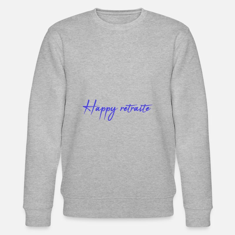 RETIREMENT. RETIREMENT. RETIRED. RETIREMENT - Stanley/Stella CHANGER Unisex Organic Sweatshirt - heather grey
