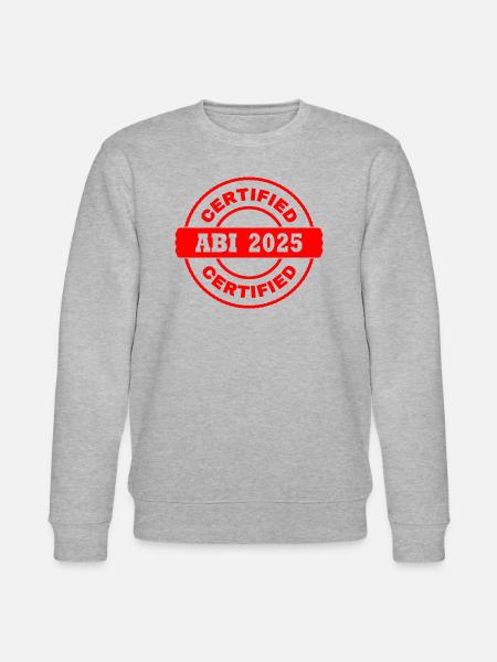 Abi 2025 - Stanley/Stella Unisex Bio-Sweatshirt CHANGER  - Grau meliert