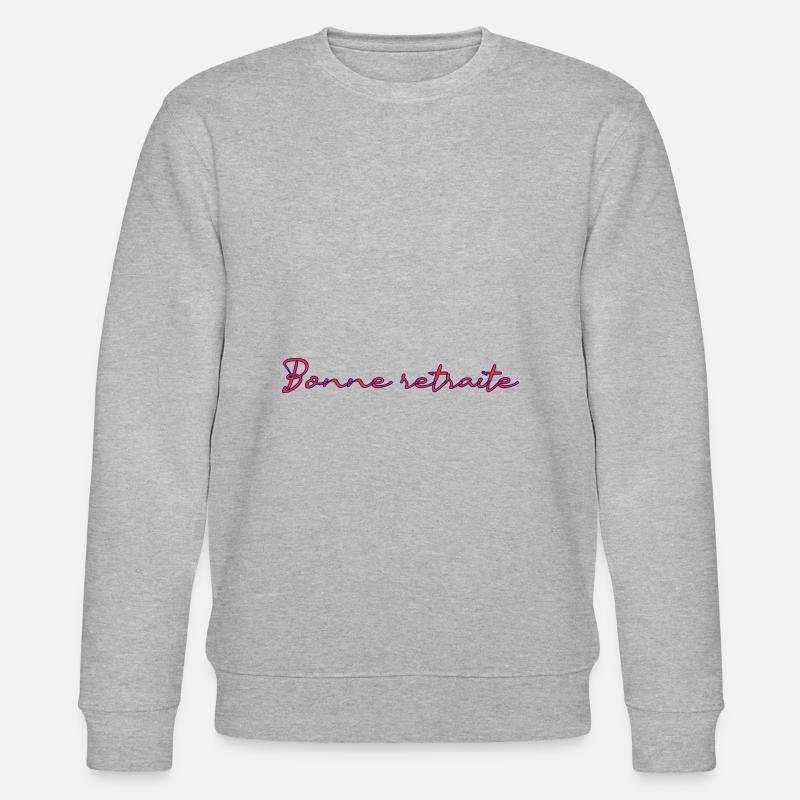 RETRAITE. RETRAITE. RETRAITEE. RETRAITE - Sweat bio CHANGER Stanley/Stella Unisexe - gris chiné