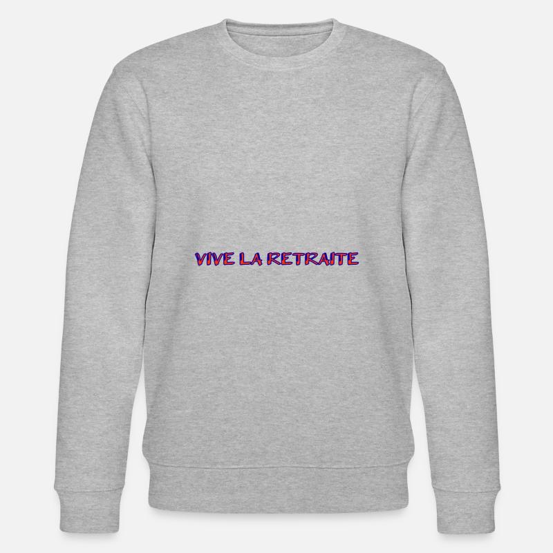 RETRAITE. RETRAITE. RETRAITEE. RETRAITE - Sweat bio CHANGER Stanley/Stella Unisexe - gris chiné
