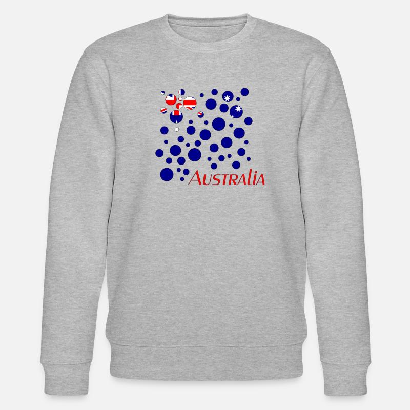 Australia Australien - Stanley/Stella Unisex Bio-Sweatshirt CHANGER  - Grau meliert