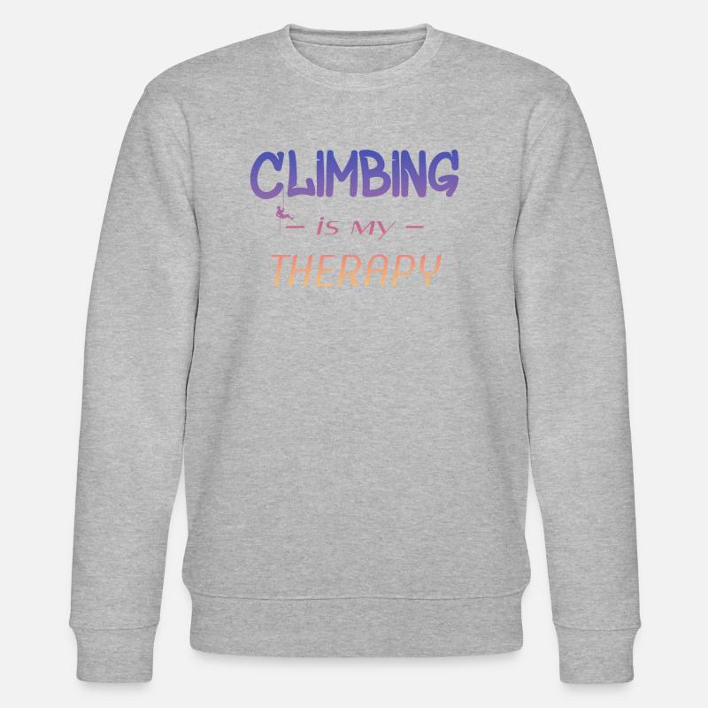 Climbing - Stanley/Stella Unisex Bio-Sweatshirt CHANGER  - Grau meliert