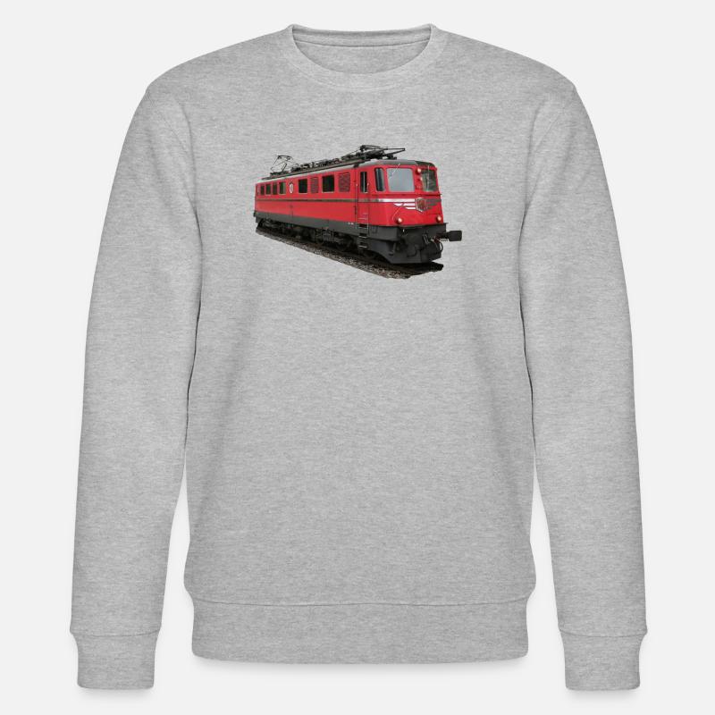 Lokomotive SBB - Stanley/Stella Unisex Bio-Sweatshirt CHANGER  - Grau meliert