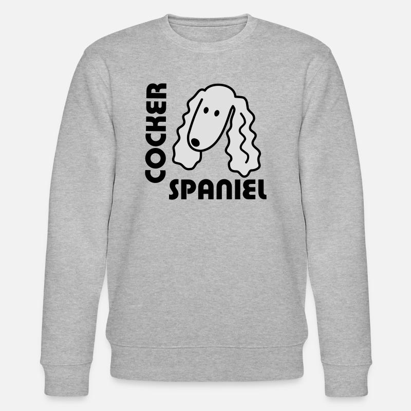 Cocker Spaniel - Sweat bio CHANGER Stanley/Stella Unisexe - gris chiné