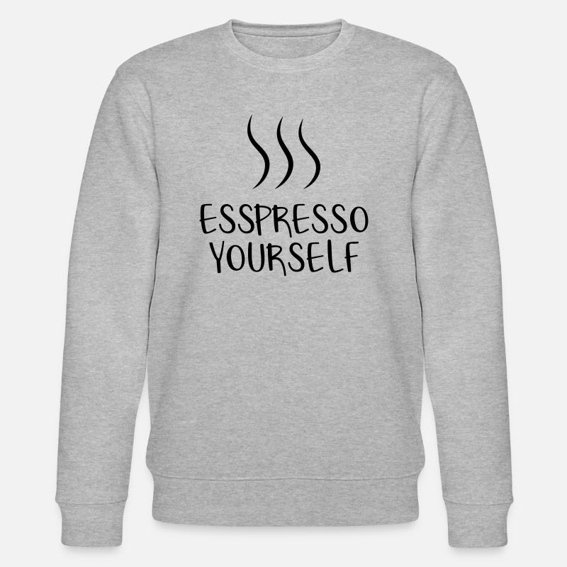 Kaffee - Stanley/Stella Unisex Bio-Sweatshirt CHANGER  - Grau meliert