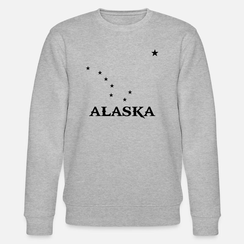 Alaska Stern - Stanley/Stella Unisex Bio-Sweatshirt CHANGER  - Grau meliert
