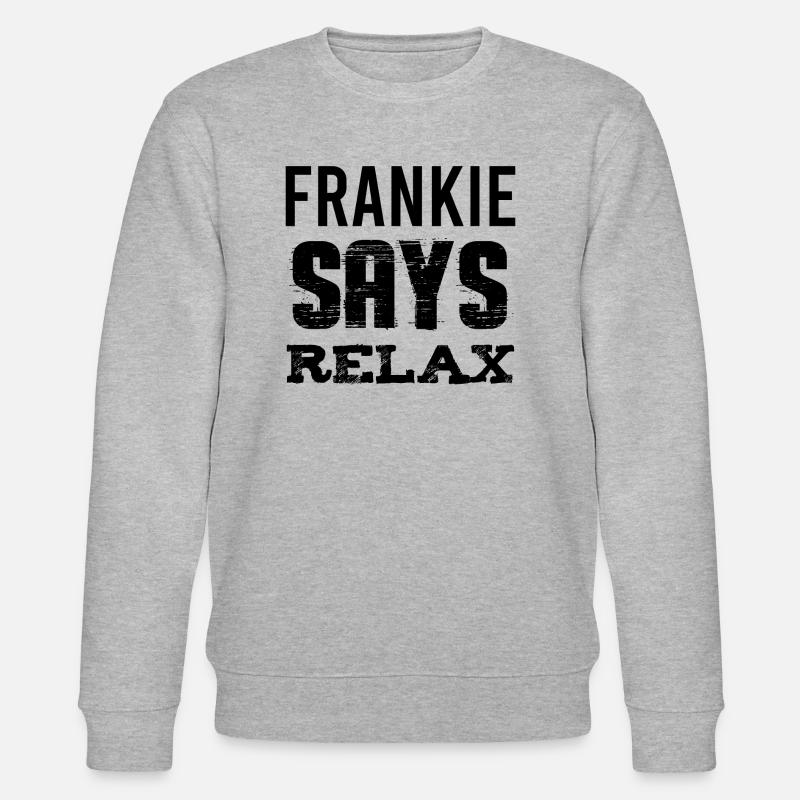 FRANKIE SAGT RELAX - Stanley/Stella Unisex Bio-Sweatshirt CHANGER  - Grau meliert