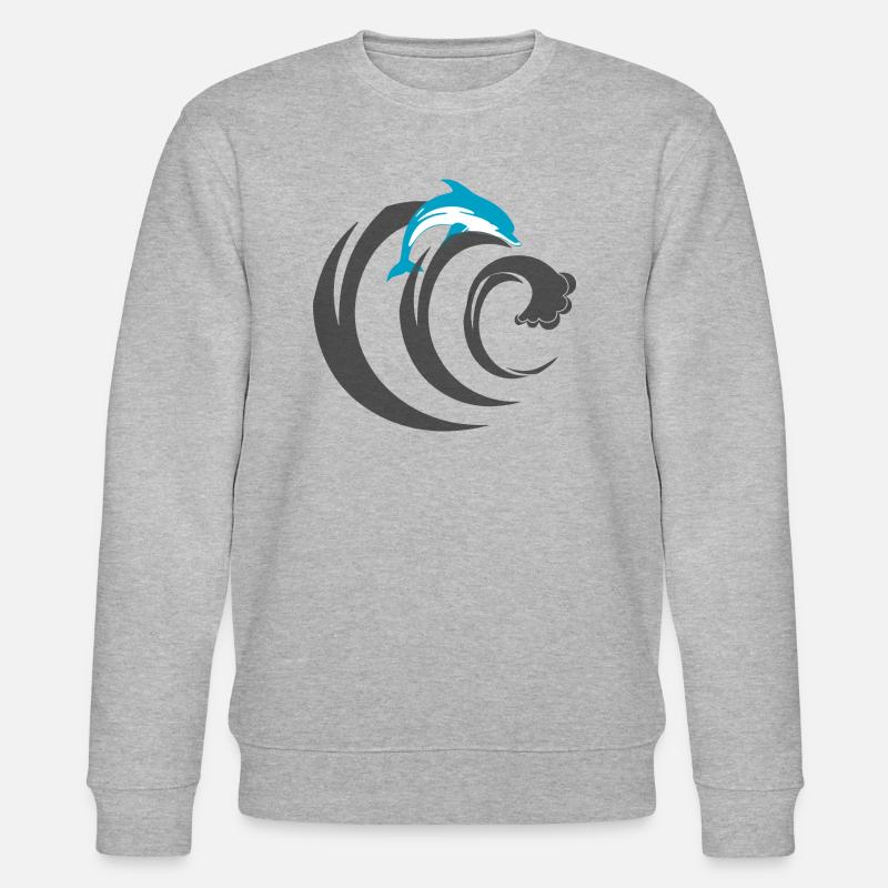 Dauphin de Dolphin - Sweat bio CHANGER Stanley/Stella Unisexe - gris chiné