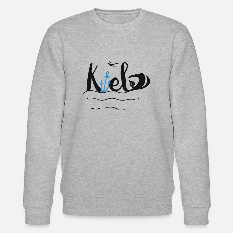 kieler Surfer - Stanley/Stella Unisex Bio-Sweatshirt CHANGER  - Grau meliert