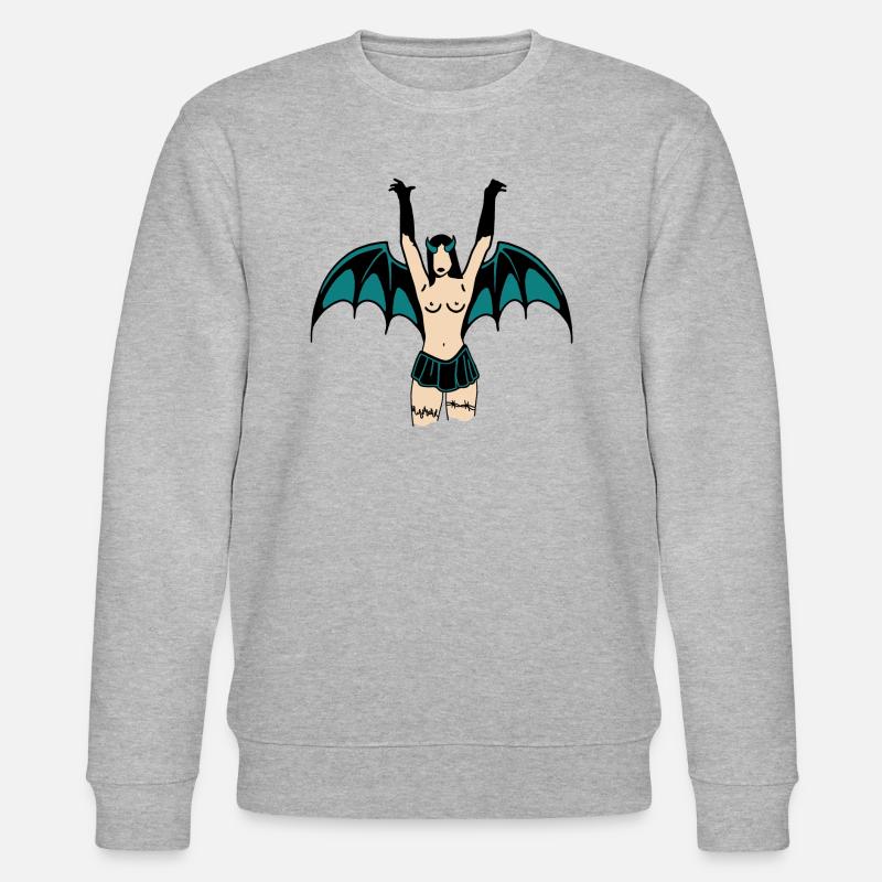 Dämon - Stanley/Stella Unisex Bio-Sweatshirt CHANGER  - Grau meliert