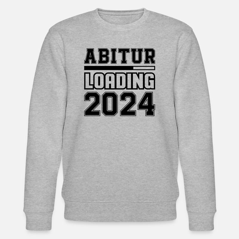 Abitur Loading 2024 - Stanley/Stella Unisex Bio-Sweatshirt CHANGER  - Grau meliert