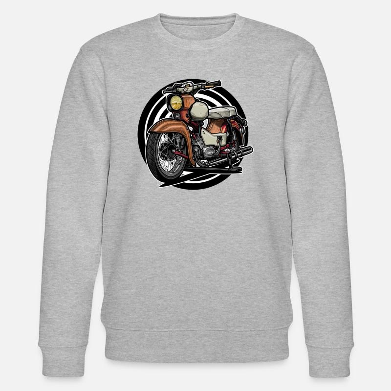 Star (rusty) // Illustration - Stanley/Stella Unisex Bio-Sweatshirt CHANGER  - Grau meliert