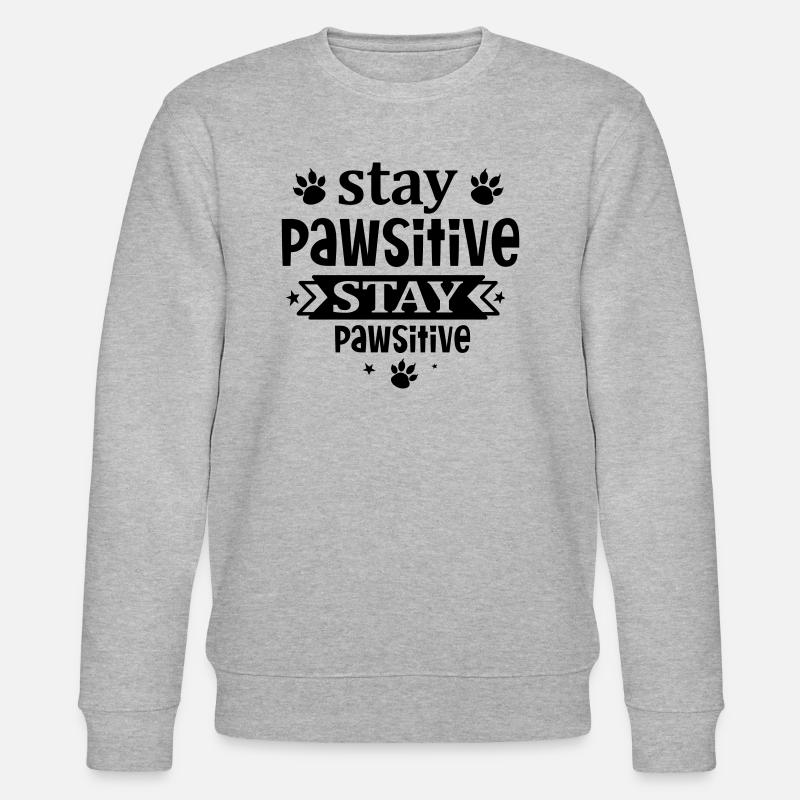 Bleiben Sie pfänkisch - Stanley/Stella Unisex Bio-Sweatshirt CHANGER  - Grau meliert