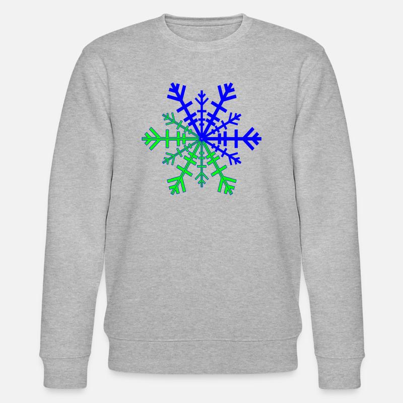 Hiver étoile de noël - Sweat bio CHANGER Stanley/Stella Unisexe - gris chiné