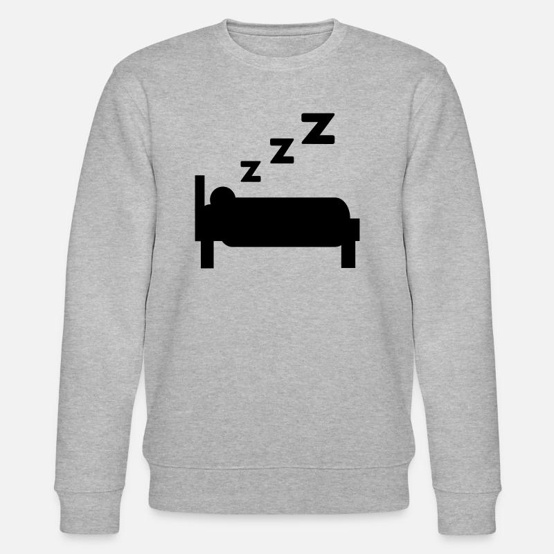 schlafen - Stanley/Stella Unisex Bio-Sweatshirt CHANGER  - Grau meliert