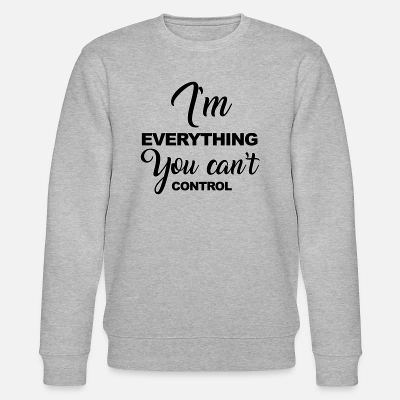 Can't Control - Sweat bio CHANGER Stanley/Stella Unisexe - gris chiné