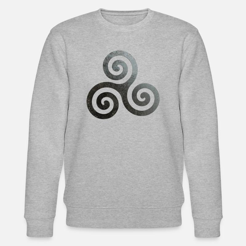 Triskele - Stanley/Stella Unisex Bio-Sweatshirt CHANGER - Grau meliert