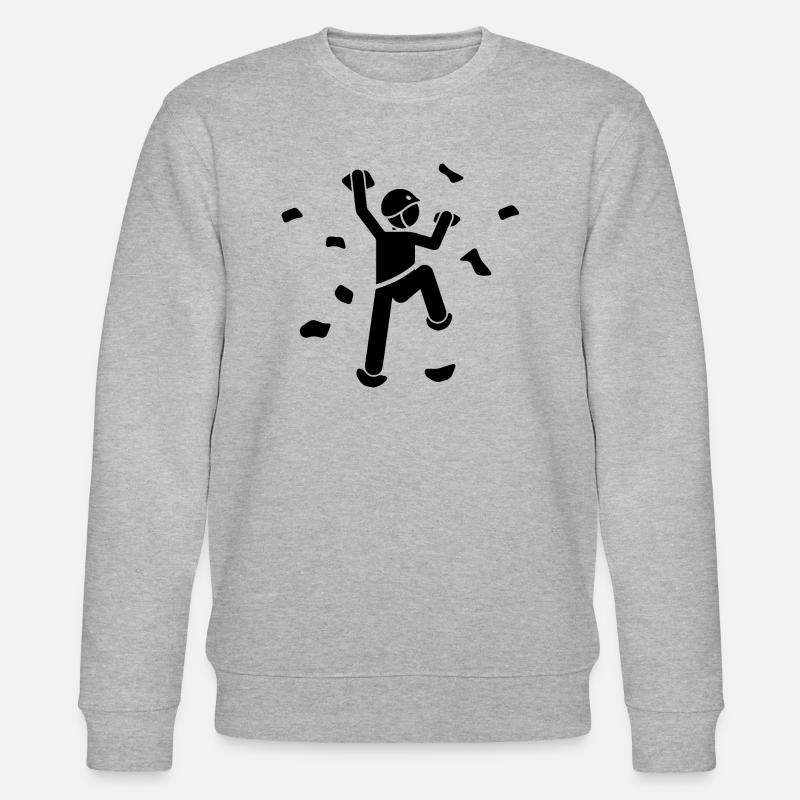 Bouldering Climbing Climbing - Stanley/Stella CHANGER Unisex Organic Sweatshirt - heather grey