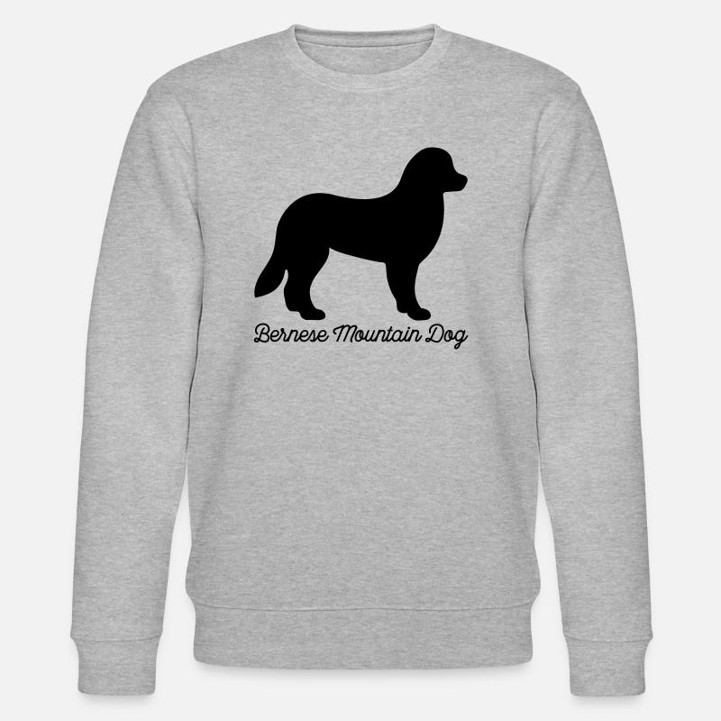 Berner Sennenhund - Stanley/Stella Unisex Bio-Sweatshirt CHANGER  - Grau meliert