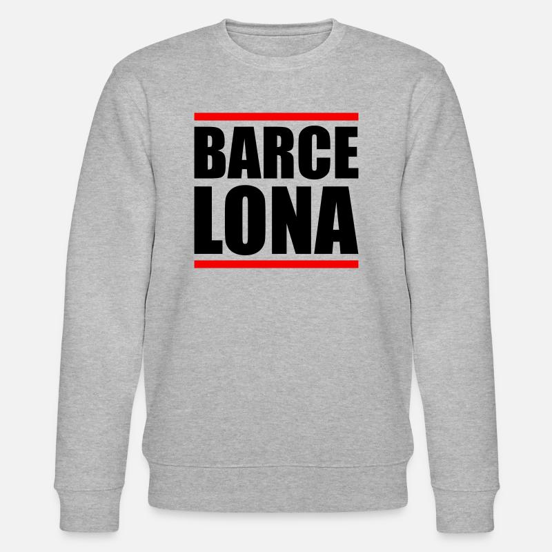Barcelone Design 2 - Sweat bio CHANGER Stanley/Stella Unisexe - gris chiné