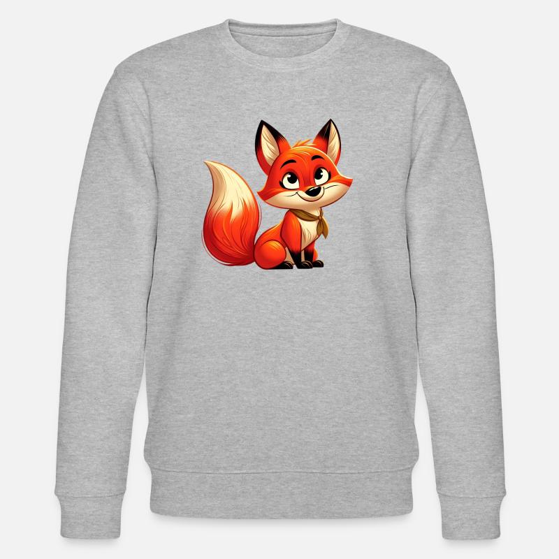 fox 10 - Sweat bio CHANGER Stanley/Stella Unisexe - gris chiné