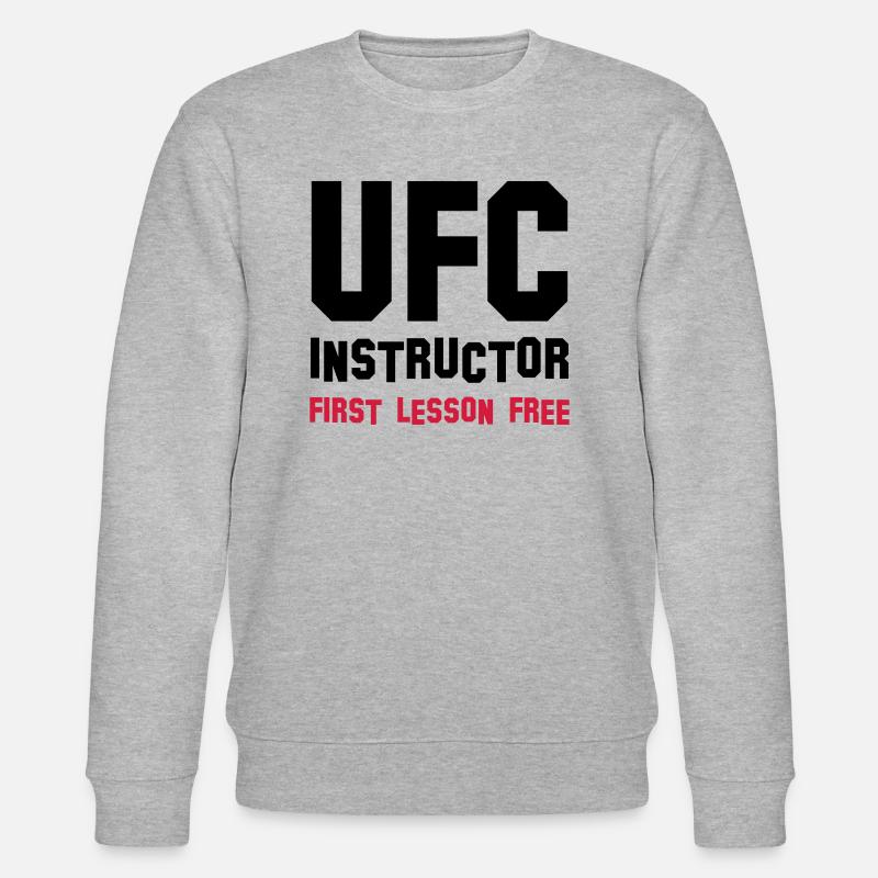 ufc instructor - Stanley/Stella Unisex Bio-Sweatshirt CHANGER  - Grau meliert