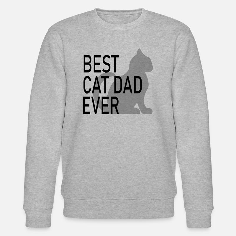 Cat Katze - Stanley/Stella Unisex Bio-Sweatshirt CHANGER  - Grau meliert