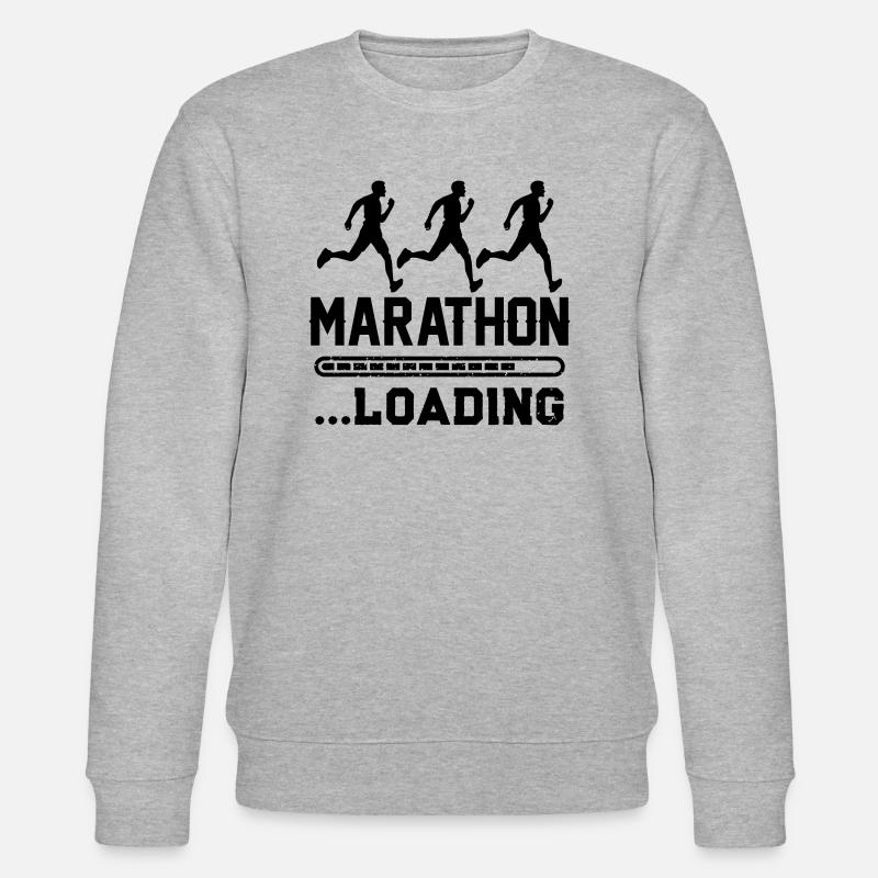 marathon loading 1 - Stanley/Stella Unisex Bio-Sweatshirt CHANGER  - Grau meliert