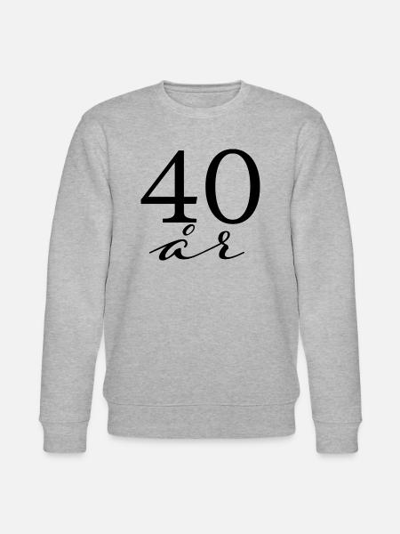 40 ans - Sweat bio CHANGER Stanley/Stella Unisexe - gris chiné