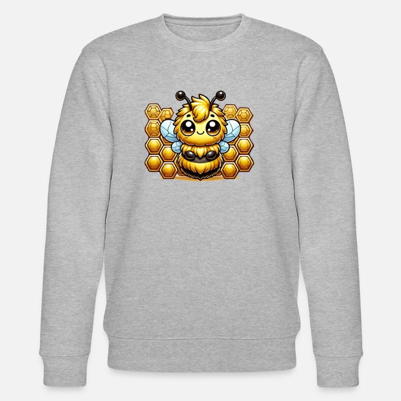 Hummel Comic Nid d’abeille - Sweat bio CHANGER Stanley/Stella Unisexe - gris chiné