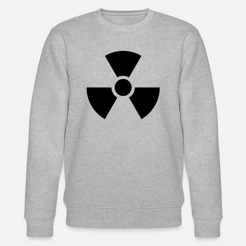 radioaktiv - Stanley/Stella Unisex Bio-Sweatshirt CHANGER  - Grau meliert
