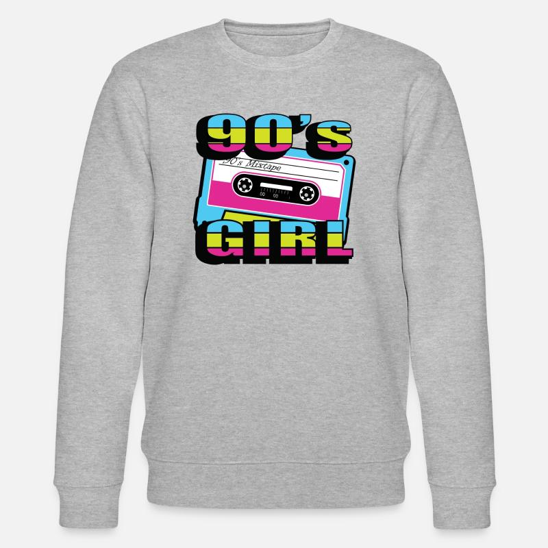 1990s Proverbs 90s Gift Idea - Stanley/Stella CHANGER Unisex Organic Sweatshirt - heather grey