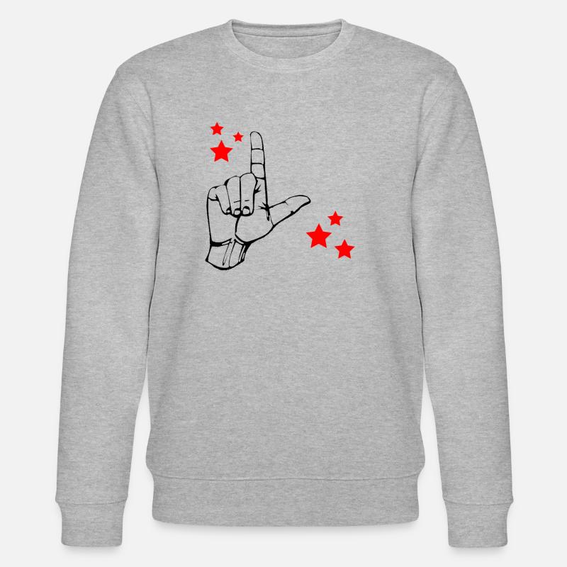 L de Lula - Stanley/Stella Unisex Bio-Sweatshirt CHANGER  - Grau meliert