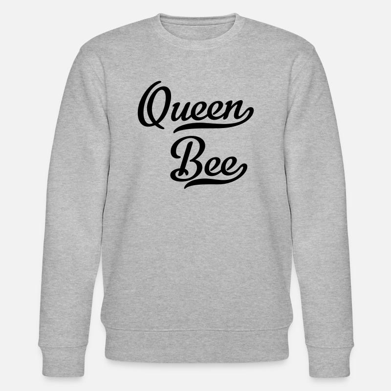 Queen Bee - Stanley/Stella Unisex Bio-Sweatshirt CHANGER  - Grau meliert
