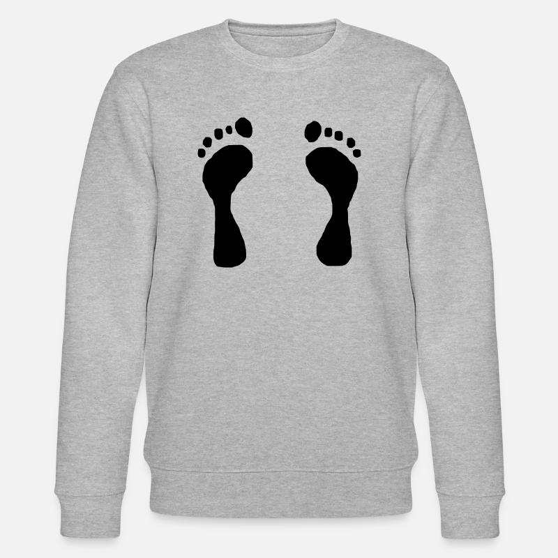 *footprints* - Stanley/Stella Unisex Bio-Sweatshirt CHANGER  - Grau meliert