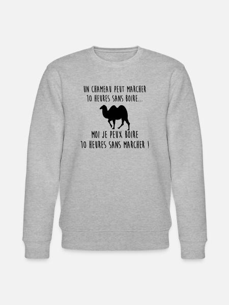 chameau - Sweat bio CHANGER Stanley/Stella Unisexe - gris chiné