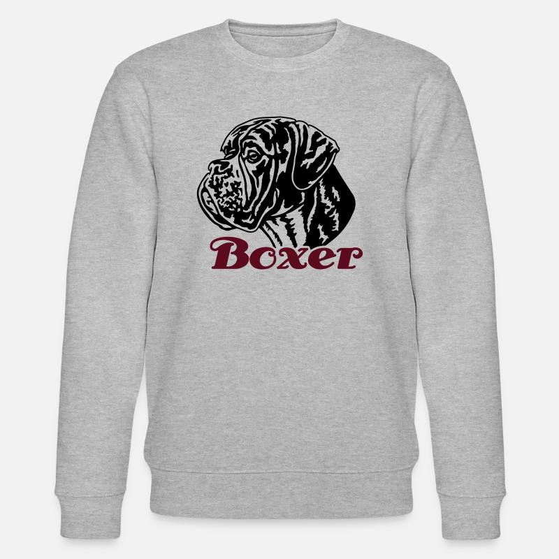 588 Boxer - Stanley/Stella Unisex Bio-Sweatshirt CHANGER  - Grau meliert